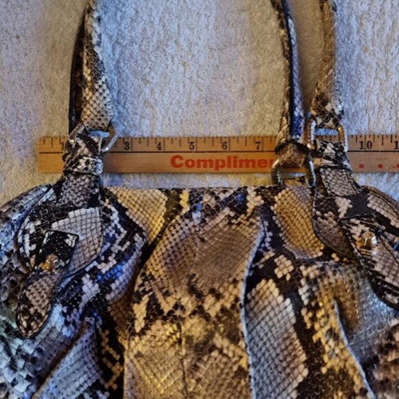 Stuart Weitzman Python Leather Shoulder Bag - Picture 8 of 10